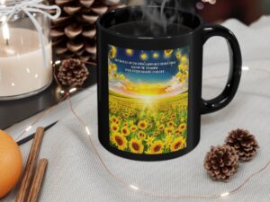 Happiness Mantra Mug from Wellness Garden Tool Shed